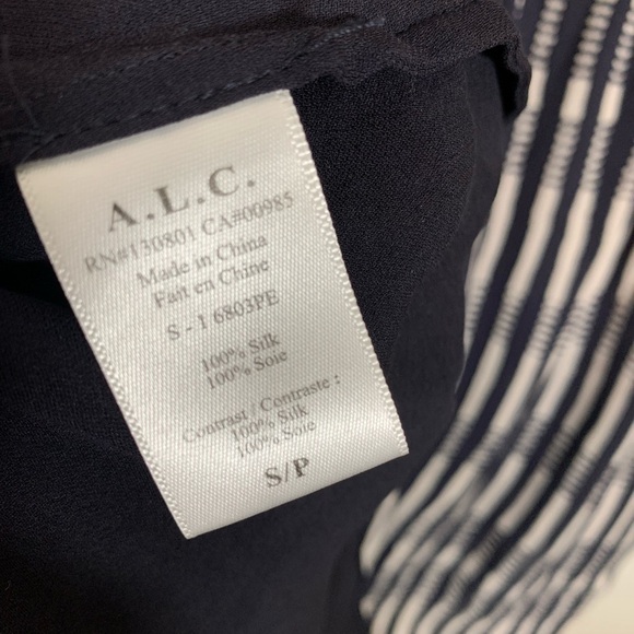 ALC Simona Silk Long Sleeve Mini Dress Size Small - Picture 8 of 11